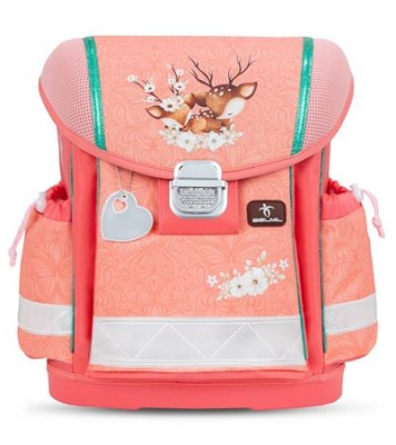 Iskolatáska, fémcsat, BELMIL "Classy Cute Doe", őzike