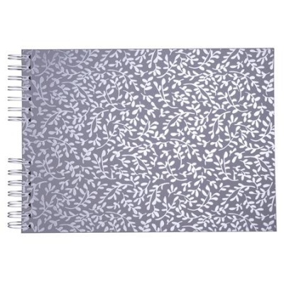 Fotóalbum, spirál, 32x22 cm, 25 lap, EXACOMPTA "AutentiK", kékesszürke