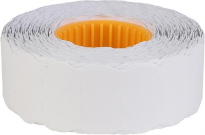 Árazószalag, 16x19 mm, fehér