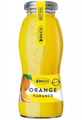 Gyümölcsnektár, 50%, szénsavmentes, 0,2 l, RAUCH "Prémium", narancs
