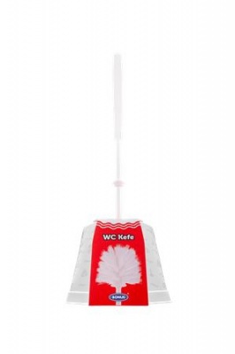 WC kefe, tartóval, BONUS, fehér