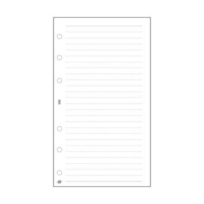 Kalendárium betét, jegyzetlap, "L", vonalas, SATURNUS, fehér