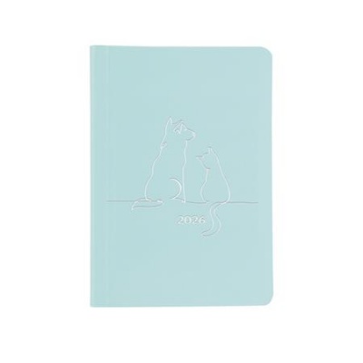 Naptár, tervező, A5, heti, TOPTIMER "Pastel", kék