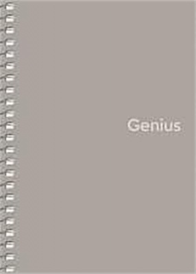 Spirálfüzet, A6, kockás, 80 lap, PP borító, SHKOLYARYK "Genius", vegyes