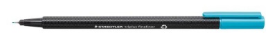 Tűfilc, 0,3 mm, STAEDTLER "Triplus 334", vízkék